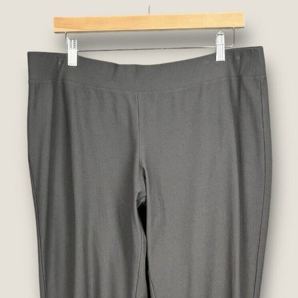 Eileen Fisher Crepe Pants Womens XL Office High Rise Minimalist Stretch USA Made - Picture 3 of 6